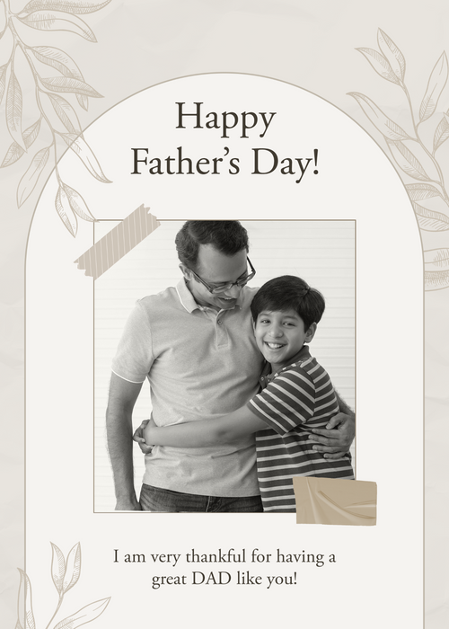 Custom Card Happy Father's Day
