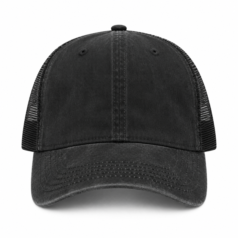 Vintage Washed Trucker cap front view