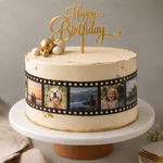 Edible Film Strip Photo Cake – Timeless Memories